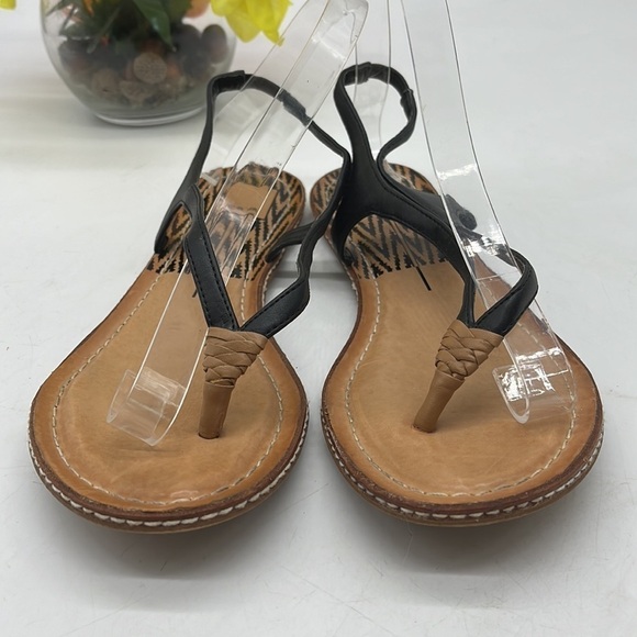 Dolce Viita Tan Black Thone Sandal Size 7 BSN4074 - Picture 2 of 7